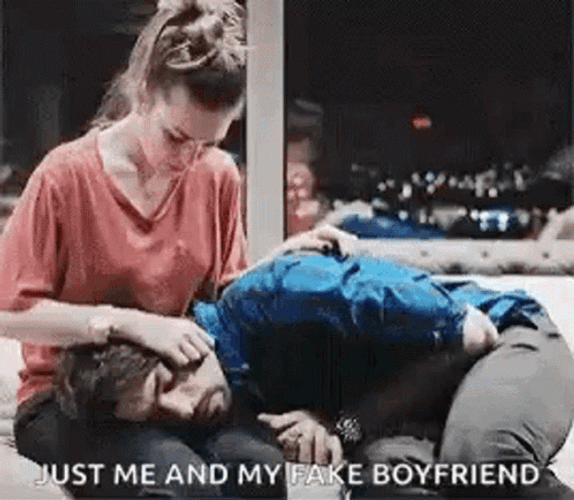 Fake BF Cuddle GIF