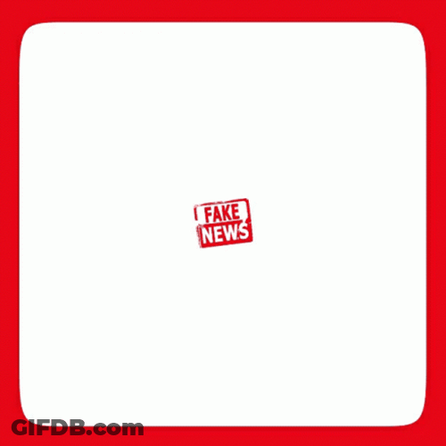 Fake News Alert Animation GIF