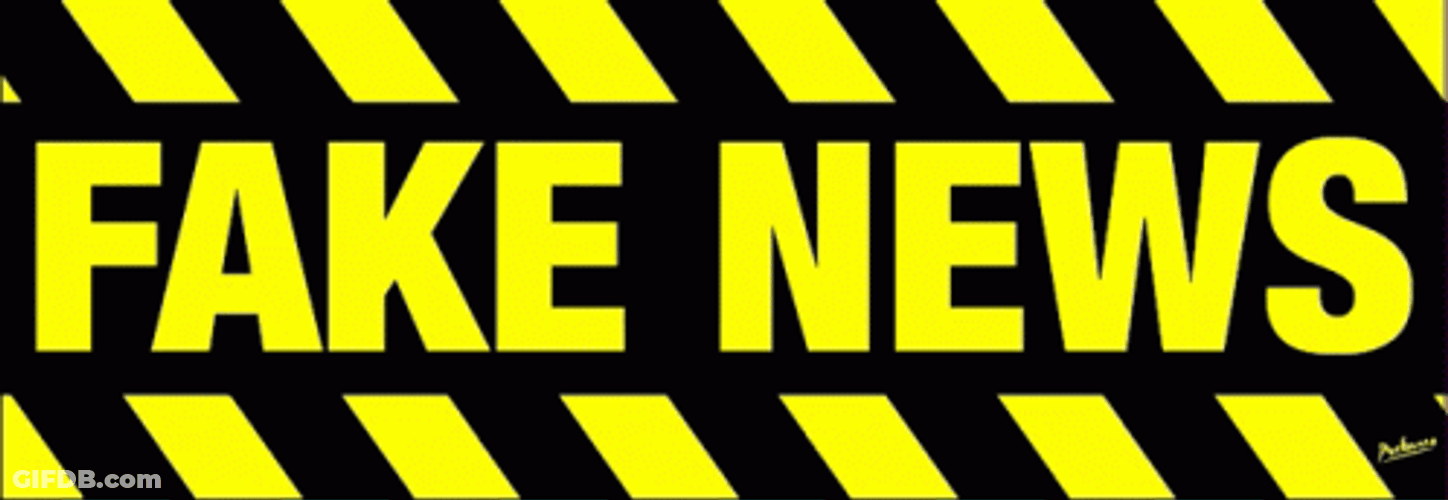 Fake News Alert Neon Lights GIF