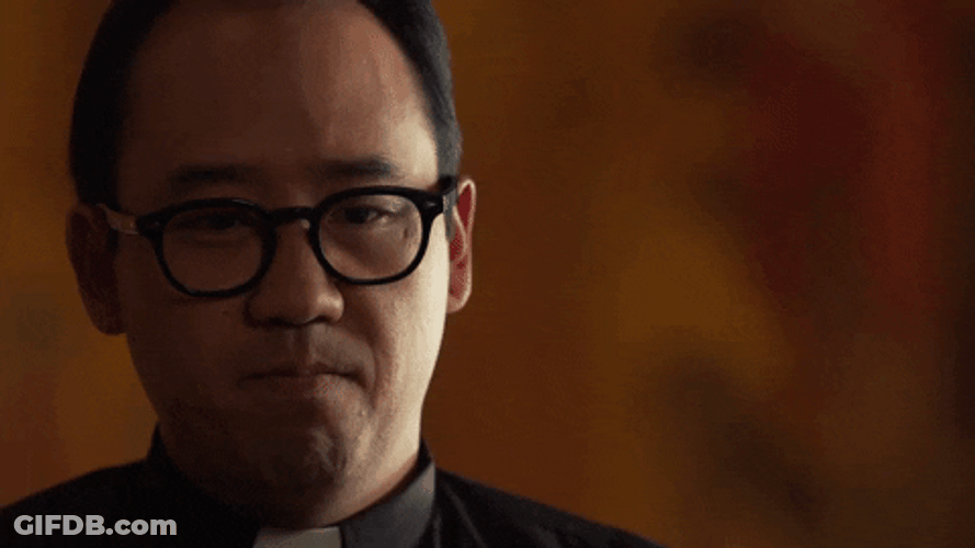 Fake Smile Asian Man Eyeglasses GIF