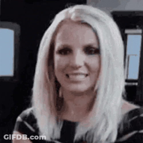 Fake Smile Britney Spears Awkward GIF
