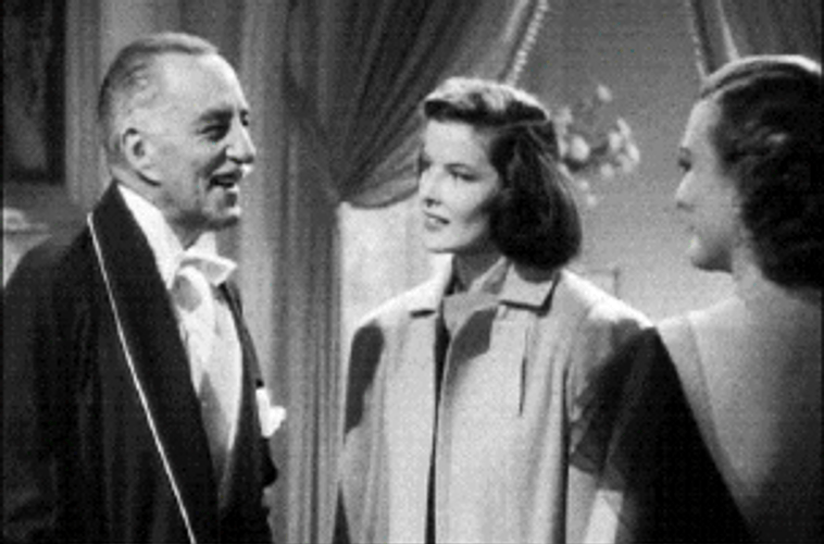 Fake Smile Katharine Hepburn GIF