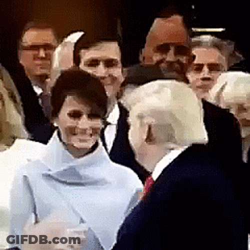 Fake Smile Melania Trump GIF