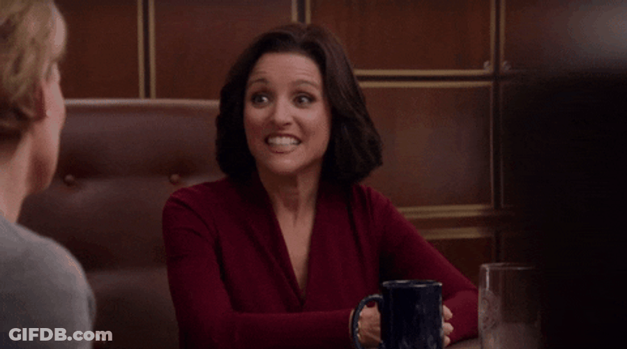 Fake Smile Selina Meyer Veep GIF
