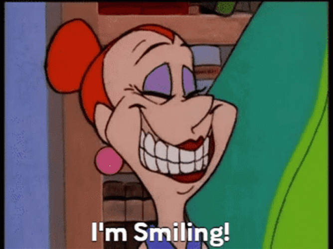 Fake Smile The Ren Stimpy Show GIF