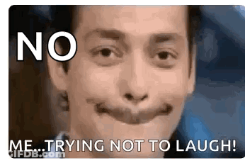 Fake Smile Trying Not To Laugh GIF