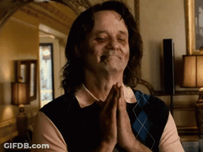Fake Zombie Bill Murray Emotional GIF