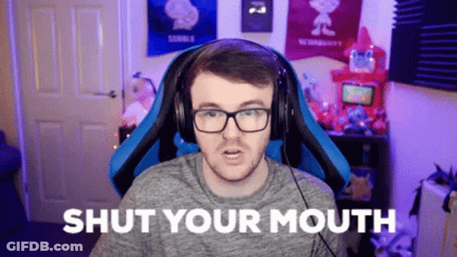 Faker Shut Your Mouth GIF
