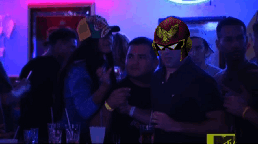 Falcon Funch In Cosplay GIF