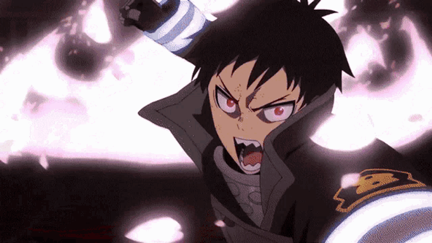 Falcon Punch Fire Force GIF