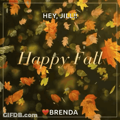 Fall Breeze And Autumn Leaves Advertisement GIF