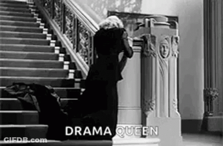 Fall Down Drama Queen GIF