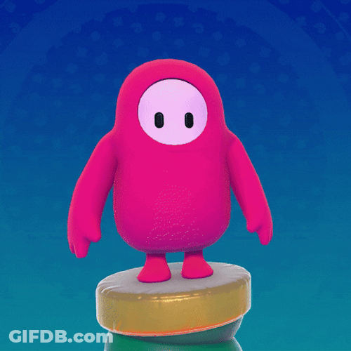 Fall Guy Sit Down GIF