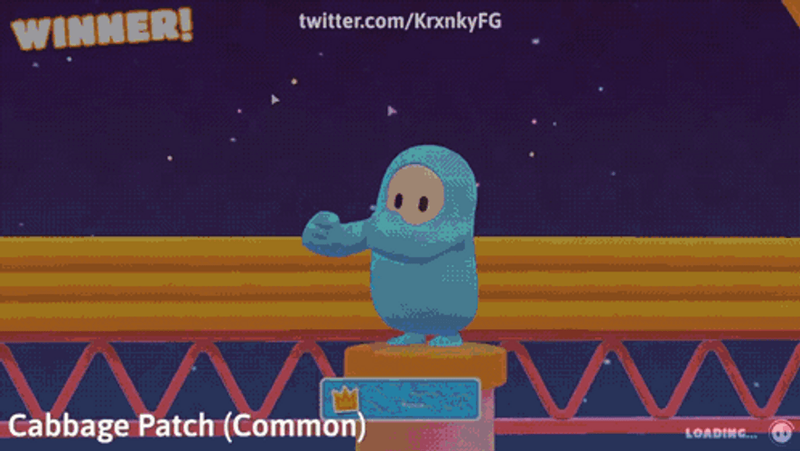 Fall Guys Cabbage Patch GIF