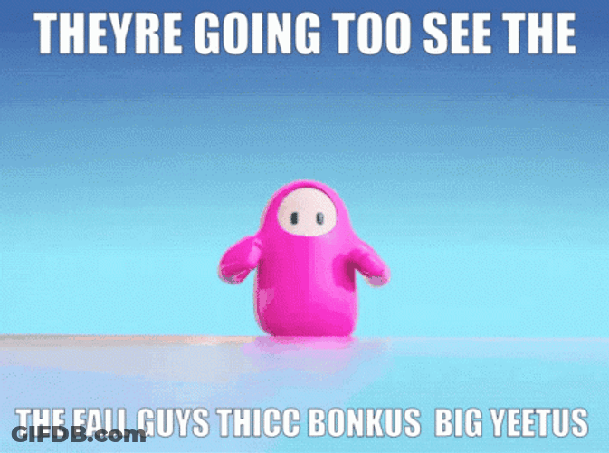 Fall Guys Running GIF