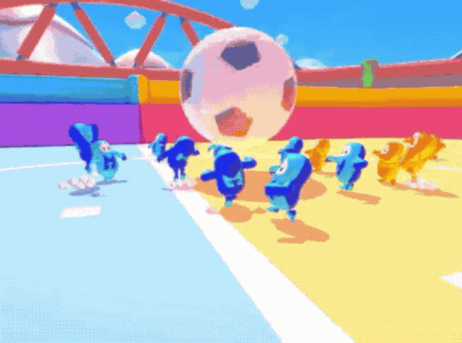 Fall Guys Soccer Ball GIF