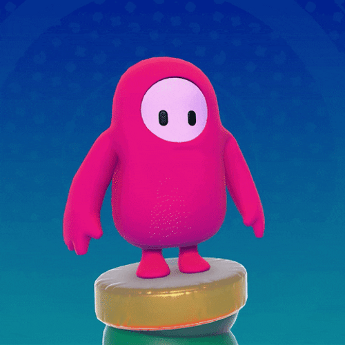 Fall Guys Video Game Character Check Watch GIF