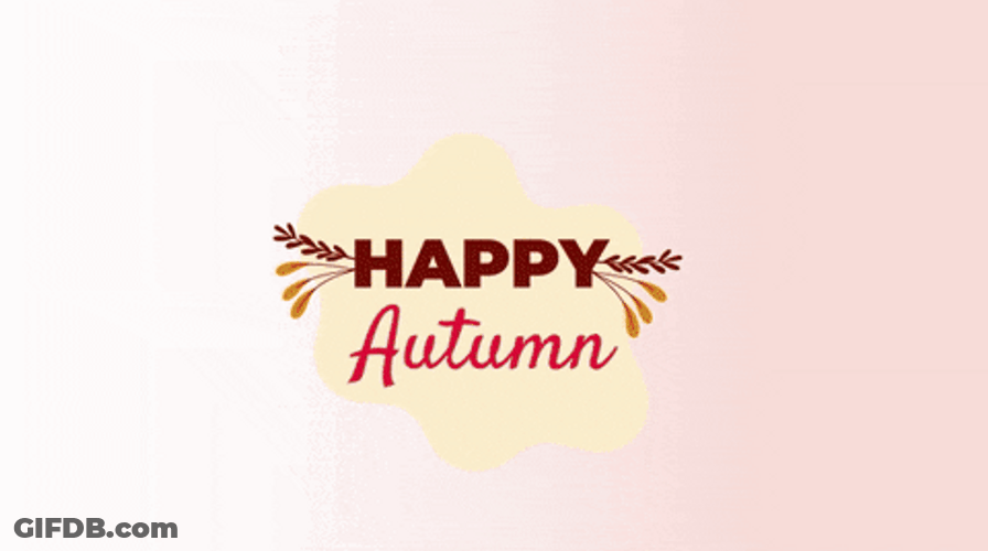 Fall Leaf Happy Autumn GIF