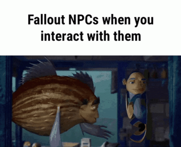 Fall Out Npc Luca Sharks Tale Meme GIF