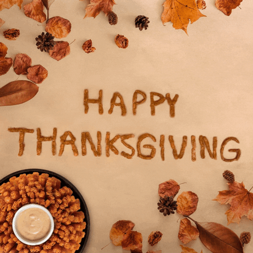 Fall Season Theme Animated Happy Thanksgiving GIF