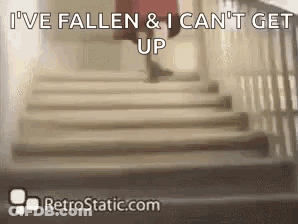 Fall Stairs GIF