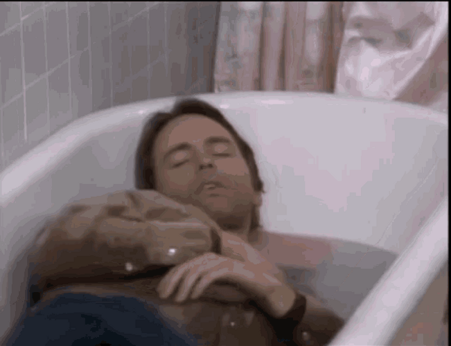 Falling Asleep In Bathtub GIF