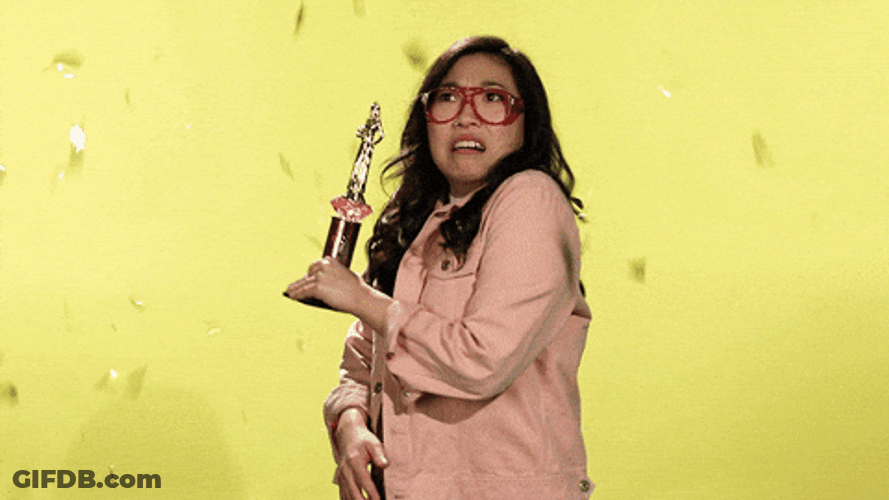 Falling Confetti Winning Moment GIF
