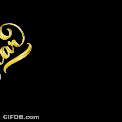 Falling Confetti With Popping Bottle GIF