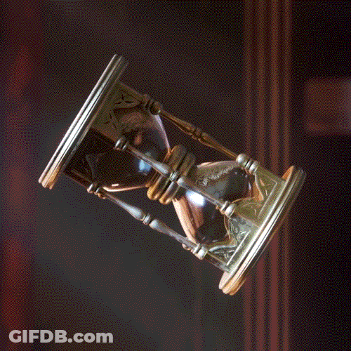 Falling Down Hourglass GIF