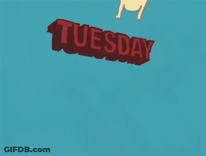 Falling Down Tired Tuesday GIF