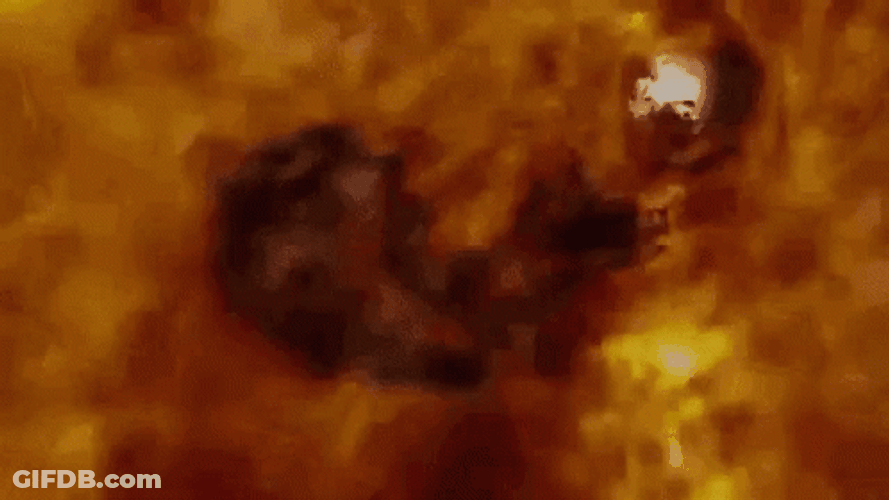 Falling From Hell Burning Inferno GIF