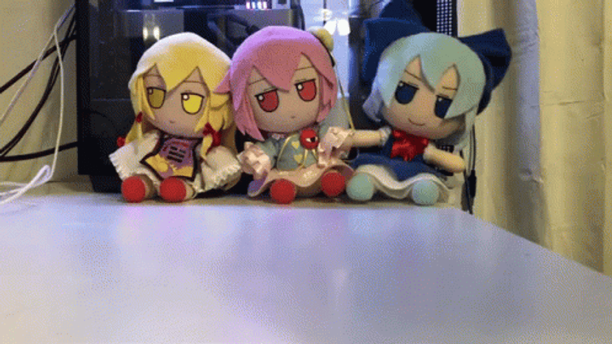 Falling FumoFumo Plush GIF