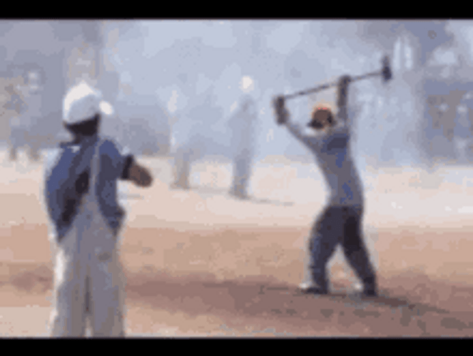 Falling Funny People Ban Hammer GIF