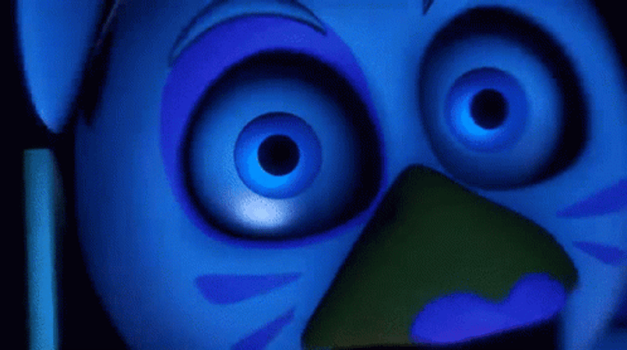 Falling Glamrock Chica FNAF GIF