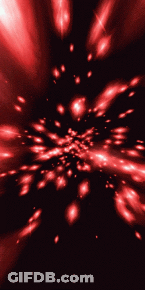 Falling Lights Flashing Colors GIF