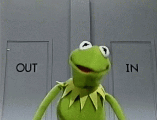 Falling On Floor Kermit The Frog GIF