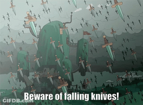 Falling Swords And Beware Of Falling Knives GIF