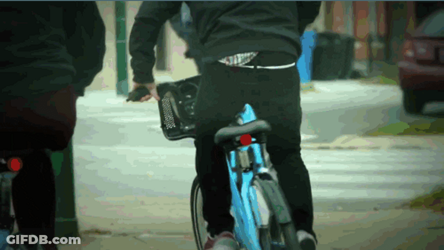 Falling While Riding Bike GIF