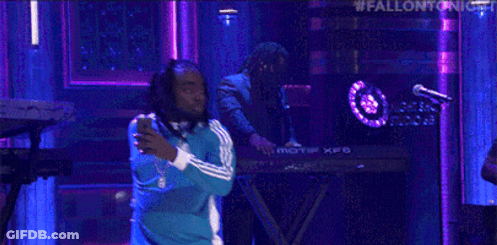 Fallon Show Moonwalk Performance GIF