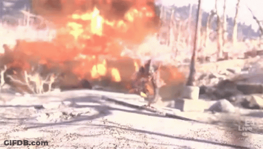 Fallou Fight Fire Run Retreat GIF