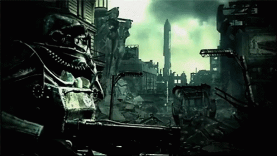 Fallout 3 Cinematic New Vegas GIF