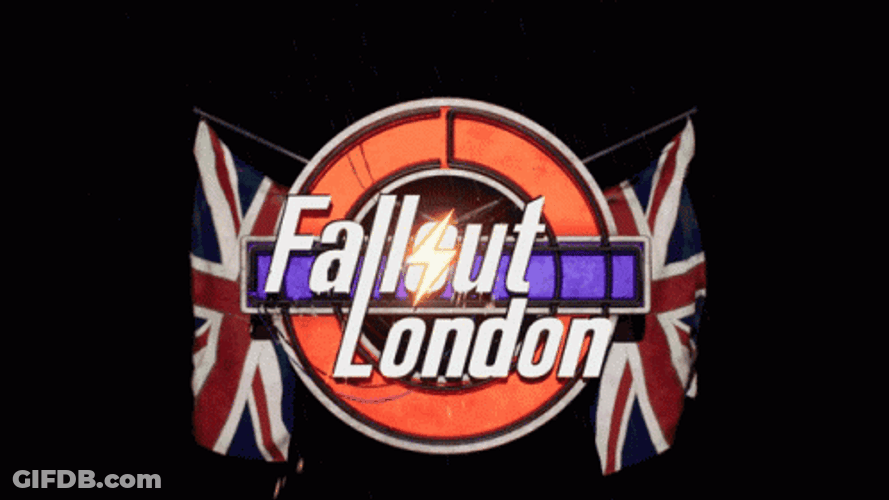 Fallout London Logo Video Game GIF