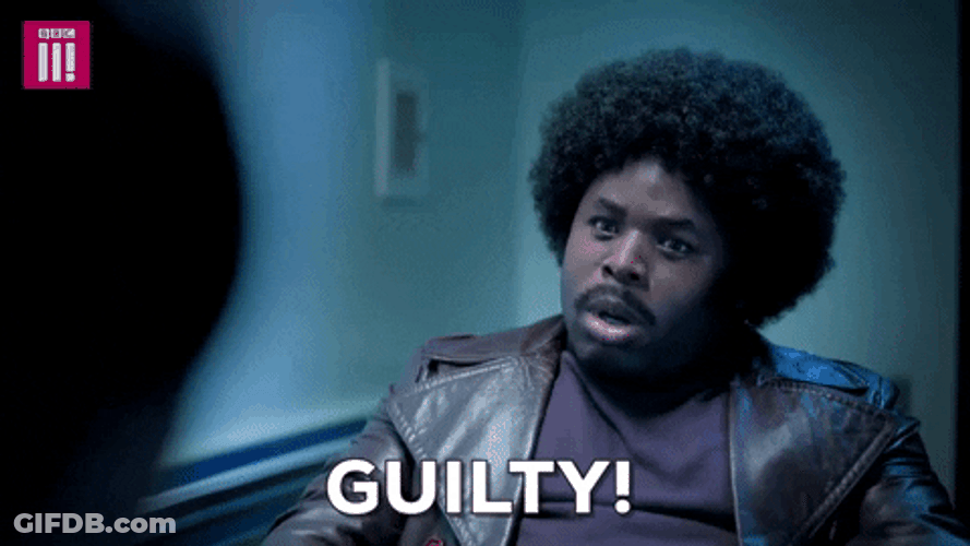 Famalam Guilty Hand Up GIF