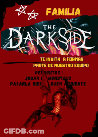 Familia The Darkside Poster Dragon GIF