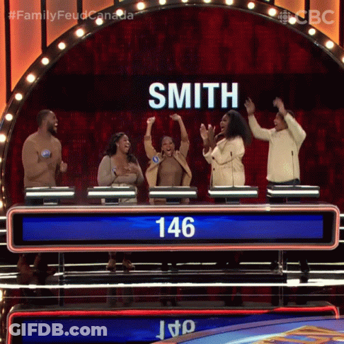 Family Feud Game Show Contestants GIF
