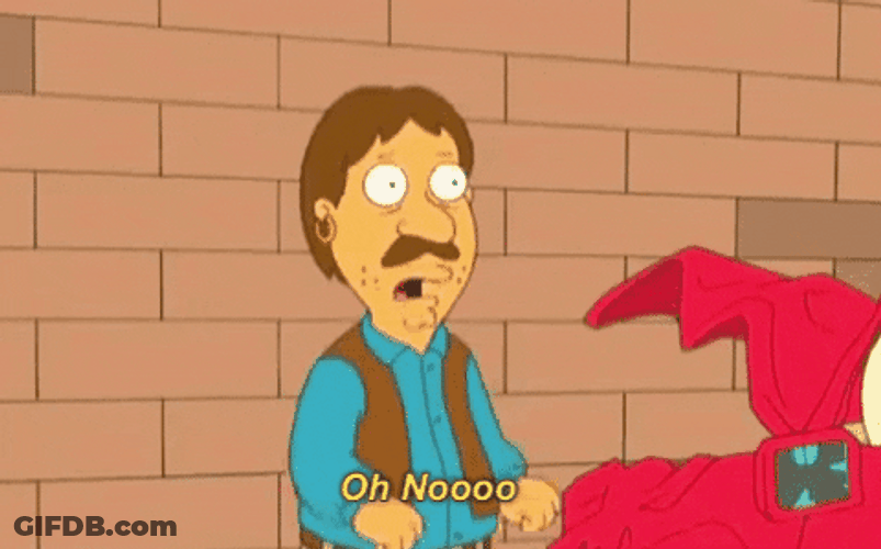 Family Guy Bruce Oh No Anyway GIF