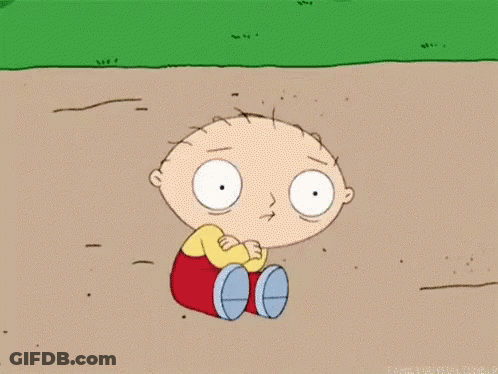 Family Guy Character Sitting On Ground GIF