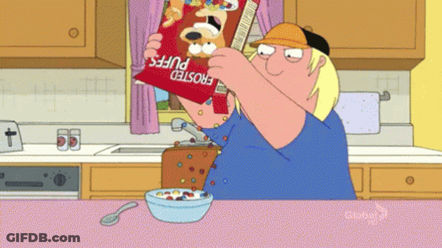 Family Guy Chris Griffin Eating GIF