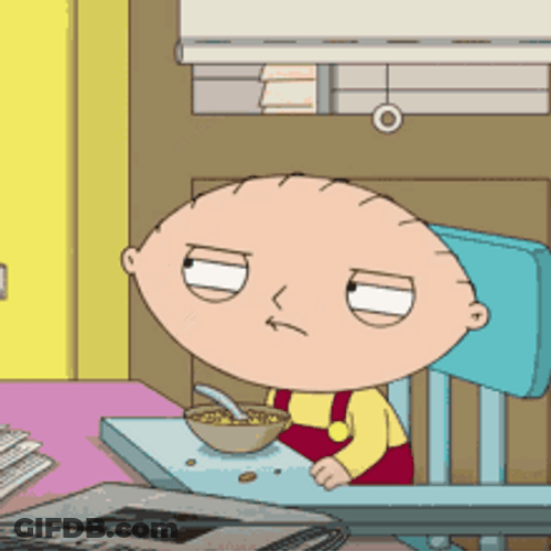 Family Guy Curious Stewie Wheres My Money Head GIF