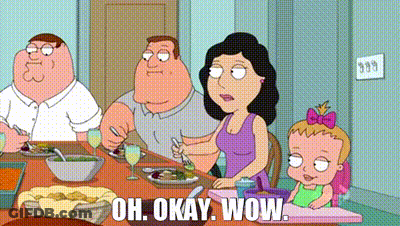 Family Guy Family Eating And Talking GIF
